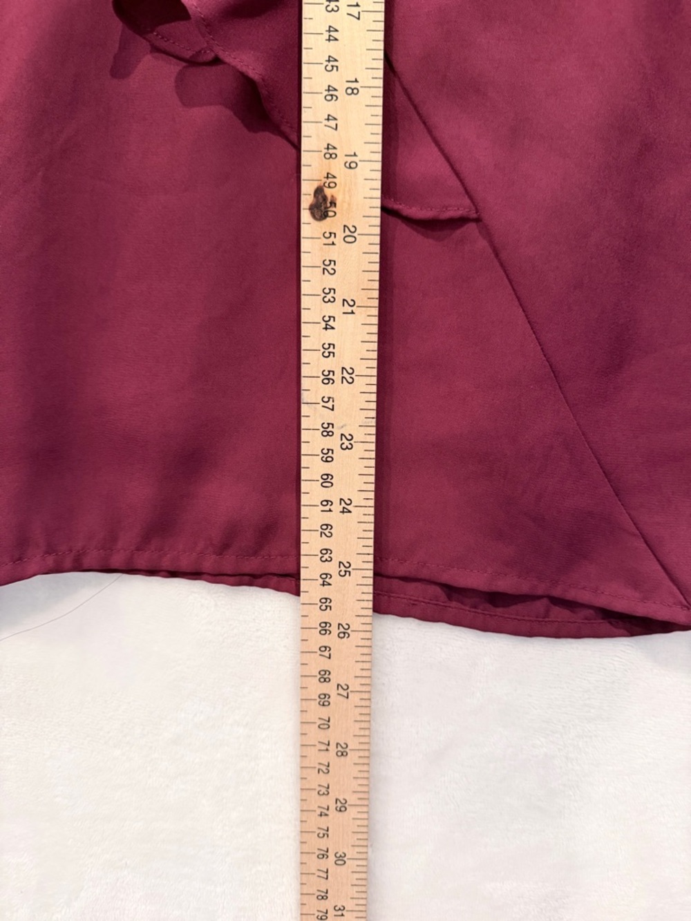 Cake Burgundy Ruffle Tank Top Size L Flowy Layered Cami Boho Feminine - Picture 8 of 8